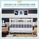 preview thumbnail 7 of 6, Dream On Me Chelsea 5-In-1 Convertible Crib In Black, JPMA Certified