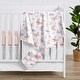 preview thumbnail 2 of 3, Sweet Jojo Designs Pink and Purple Shabby Chic Butterfly Girl Baby Receiving Security Swaddle Blanket Colorful Butterflies Lilac