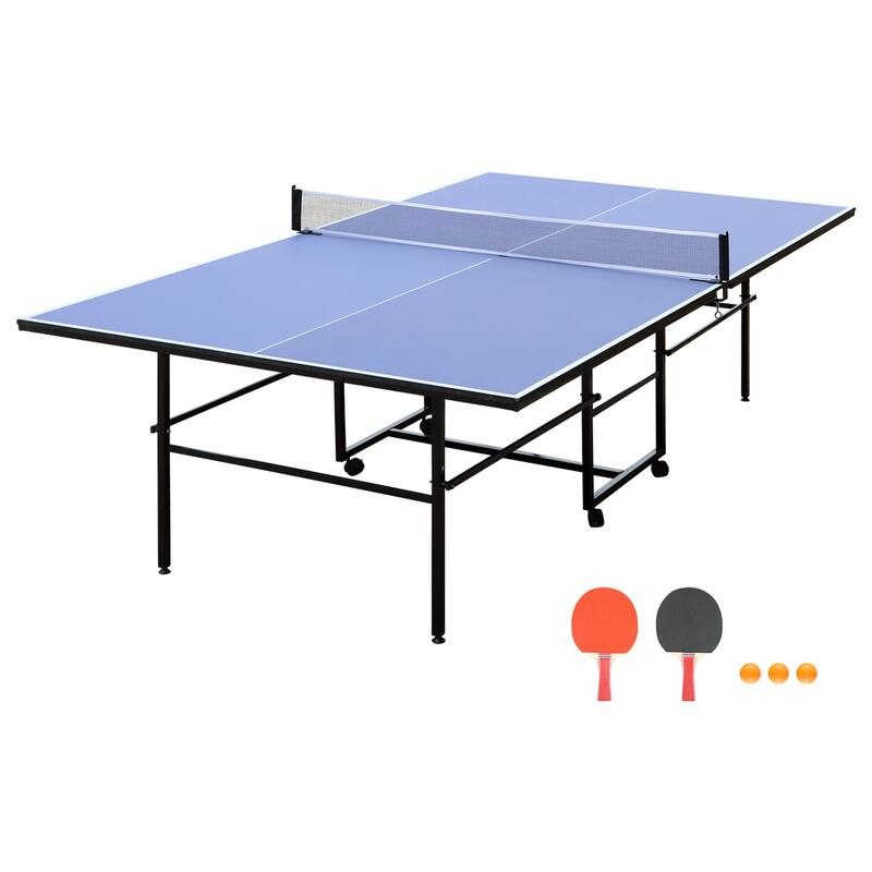 Foldable & Portable Ping Pong Table Set