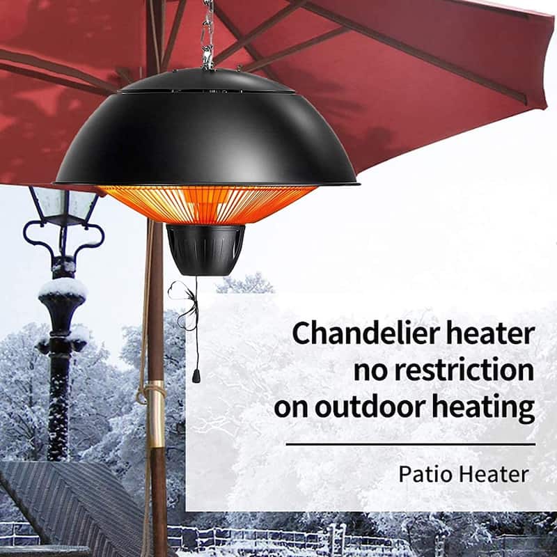 Electric Patio Heater, Outdoor Hanging Infrared patio heater - N/A
