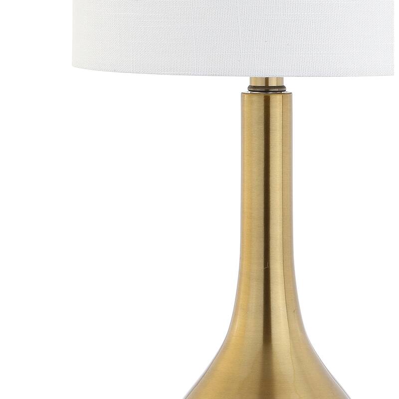 Brooks 25" Metal/Crystal Teardrop LED Table Lamp, by JONATHAN Y