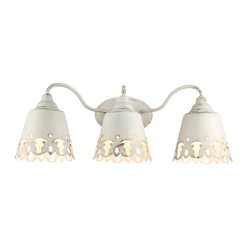 Wry Lighting Eloise 3-light Vanity in Antique Ivory