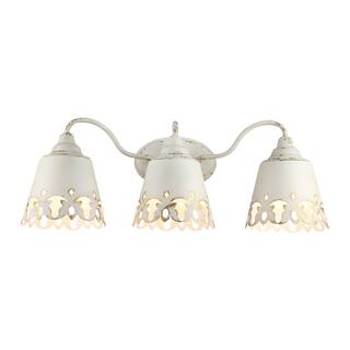 Wry Lighting Eloise 3-light Vanity in Antique Ivory