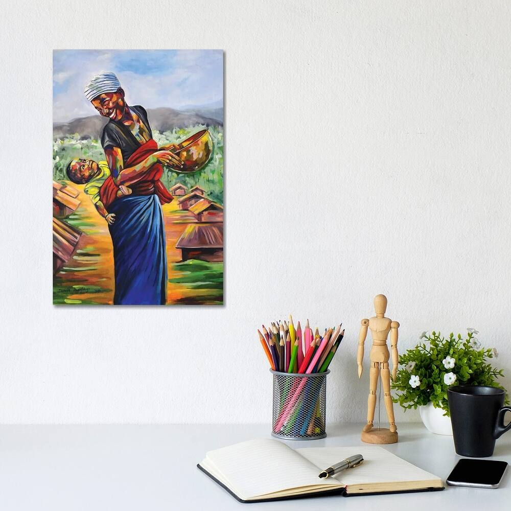 iCanvas "Cradle" by Damola Ayegbayo Canvas Print