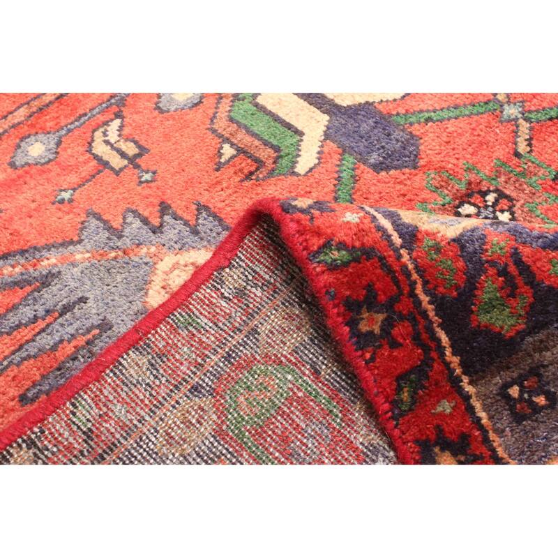 ECARPETGALLERY Hand-knotted Andelz Red Wool Rug - 3'10 x 6'8
