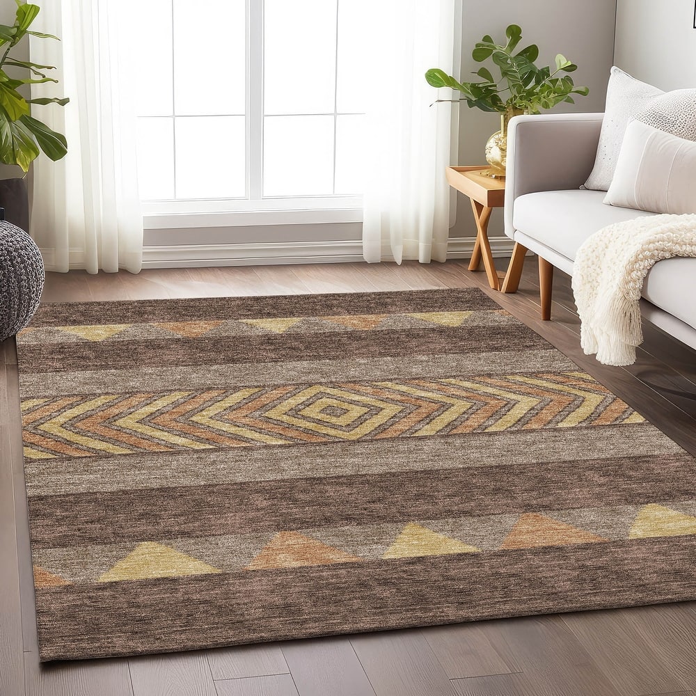 Premium Washable Super Soft Southwest Ombre Mayfield Rug