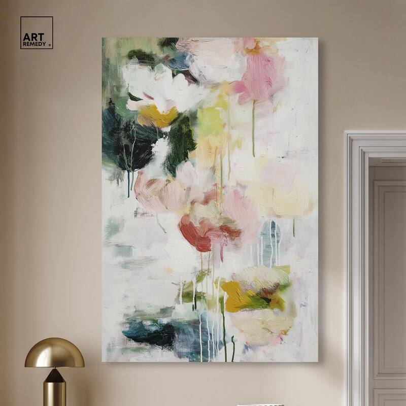 Dripping Colors III Canvas by Art Remedy, Gallery Wrapped