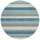 preview thumbnail 86 of 149, Machine Washable Indoor/ Outdoor Cabana Stripe Chantille Rug