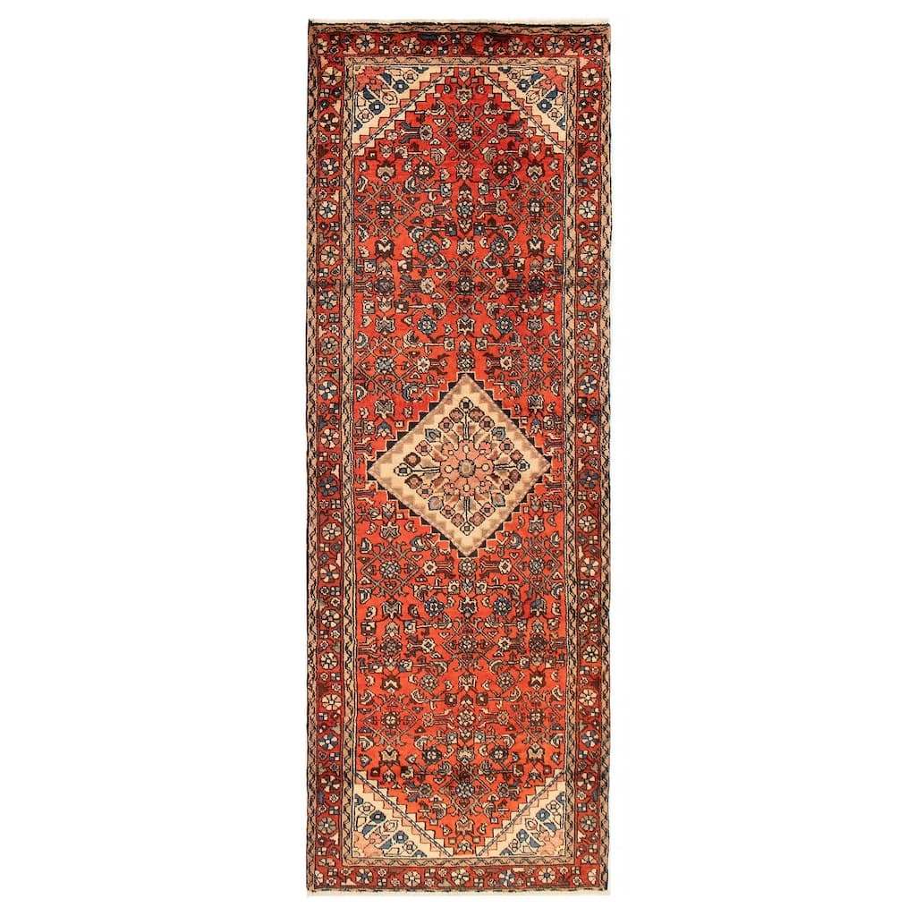 Andelz Red Rug 3'4" x 9'10" - 3'4 x 9'10