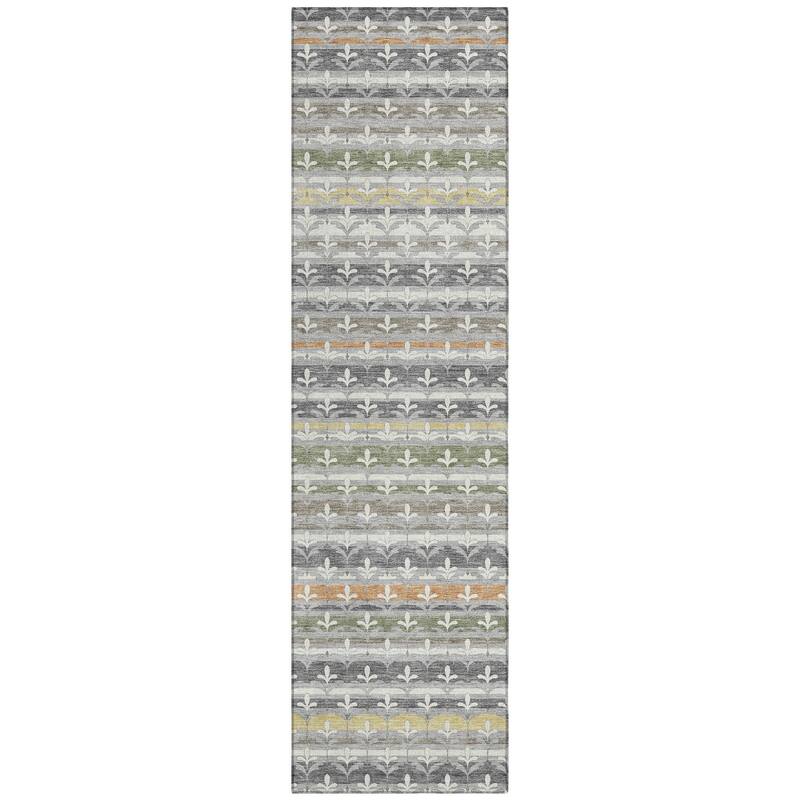 Machine Washable Indoor/ Outdoor Stripe Bramlage Chantille Rug