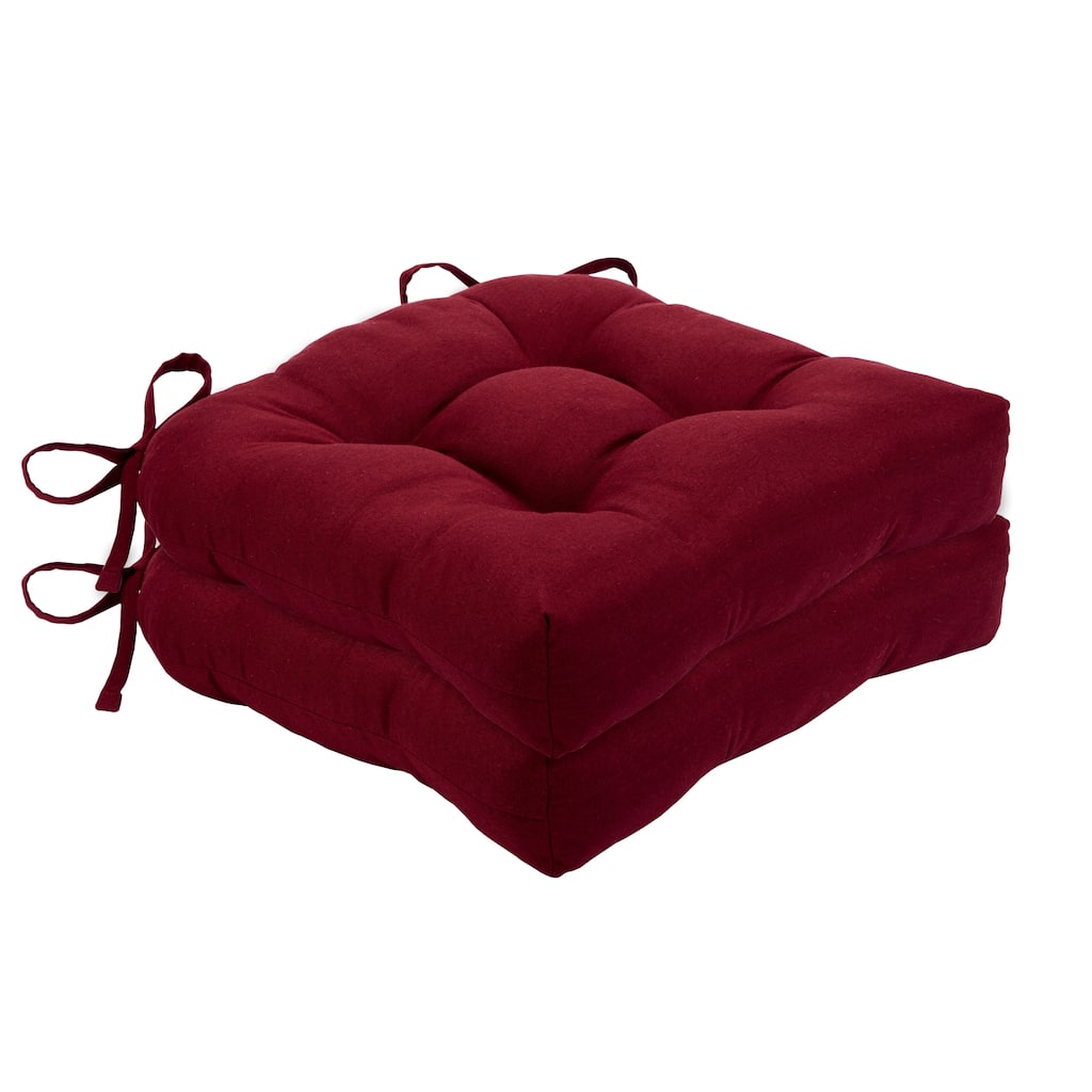 Chase Tufted Chair Seat Cushions - Set of Two