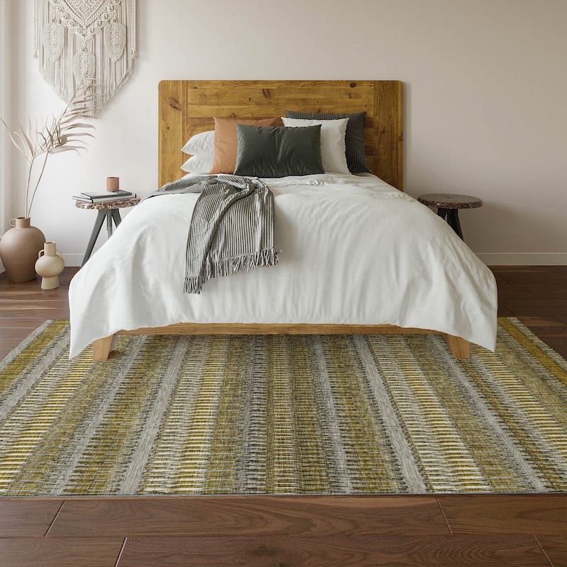 Premium Washable Super Soft Modern Stripe Mayfield Rug