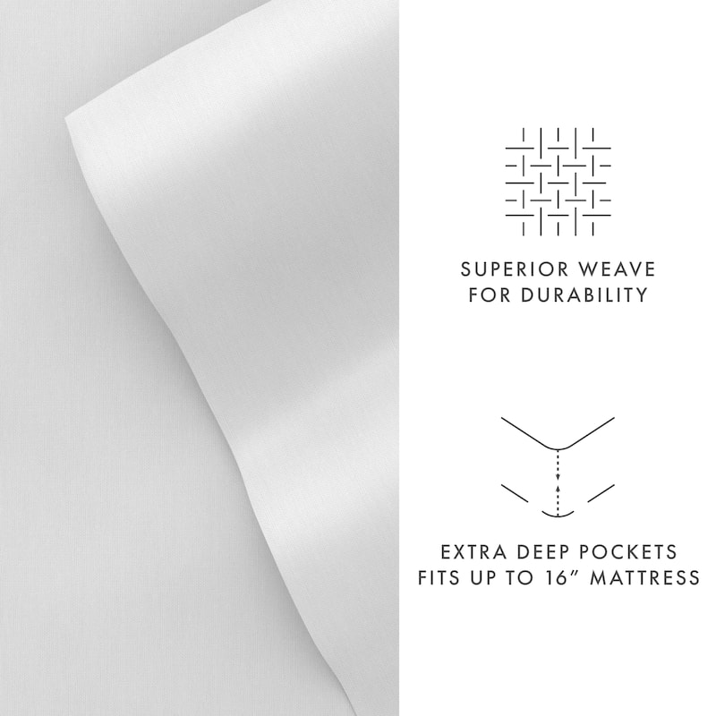 Simply Soft Premium Rayon from Bamboo 4-piece Luxury Bed Sheet Set