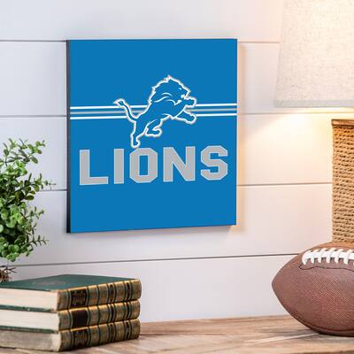 Detroit Lions Foam Core Wall Decor