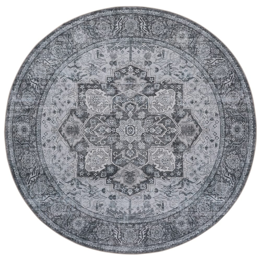 SAFAVIEH Tucson Goldina Machine Washable & Slip Resistant Rug