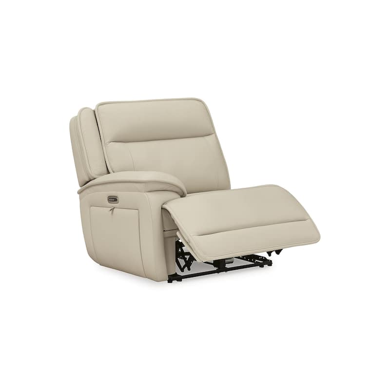 Signature Design by Ashley Double Deal Beige 4-Piece Reclining Sectional - 123"W x 90.75"D x 42.5"H