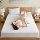 preview thumbnail 7 of 25, Madison Park Heavenly Soft Overfilled Plush Down Alt. Waterproof Mattress Pad - White