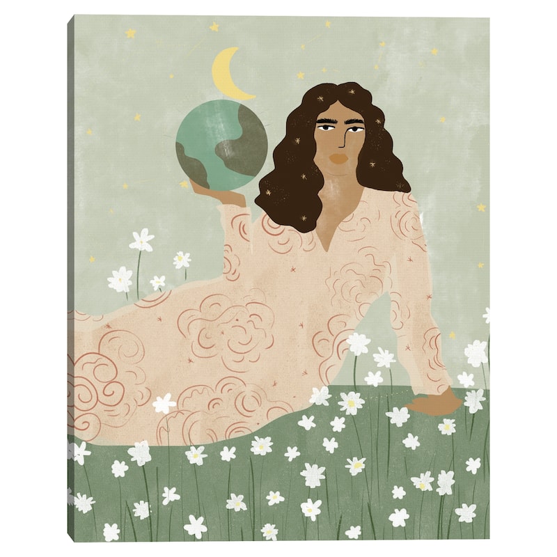 God is a Woman by Alja Horvat Canvas Art Print