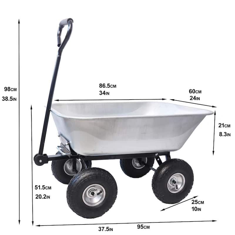 Folding Car Poly Garden Dump Truck