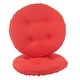 preview thumbnail 18 of 33, Klear Vu Omega Tufted Barstool Cushion Set Set of 2 - Coral