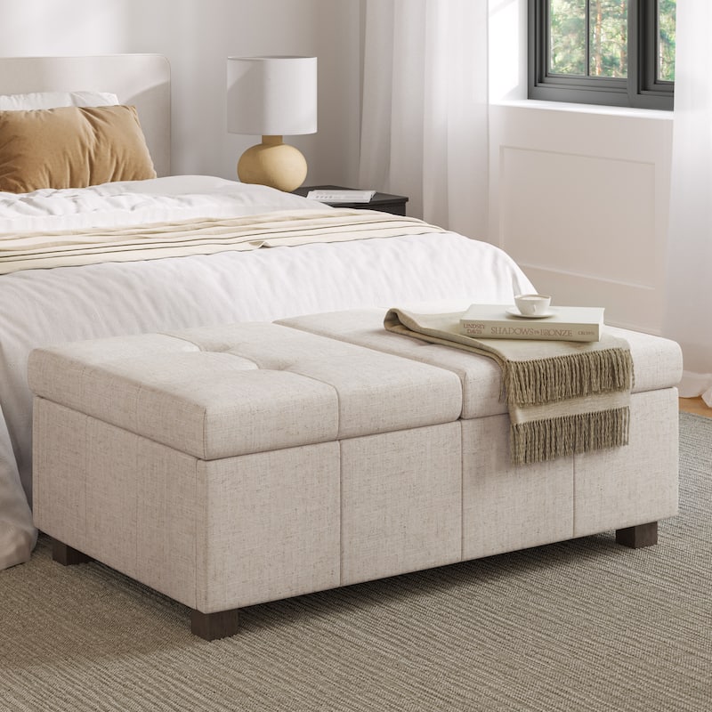 Yves Double Storage Ottoman Bench