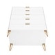 preview thumbnail 67 of 68, Manhattan Comfort Dumbo Modern 5-Drawer Tall Dresser.