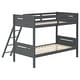 preview thumbnail 38 of 72, Littleton Transitional Wood Bunk Bed with Slatted Mattress