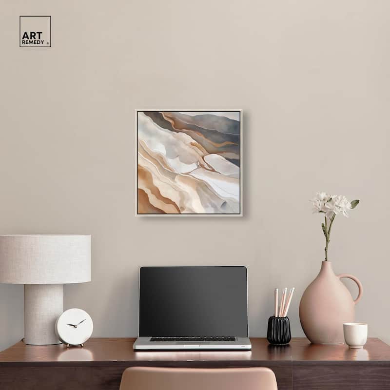 Earthen Flow Canvas by Art Remedy