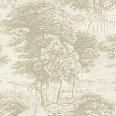 Surface Style Yorkshire Dales Linen Peel and Stick Wallpaper - 20.5 in. W x 18 ft. L