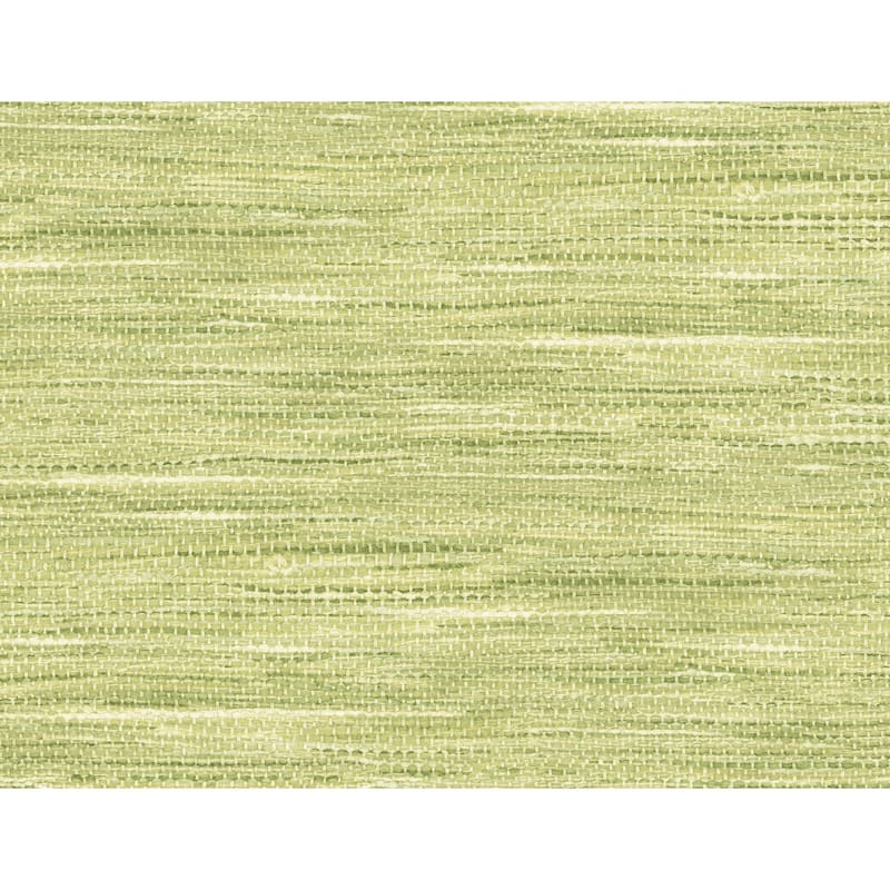 Seabrook Designs Weave Unpasted Wallpaper - 27 in. W x 27 ft. L - Lemongrass