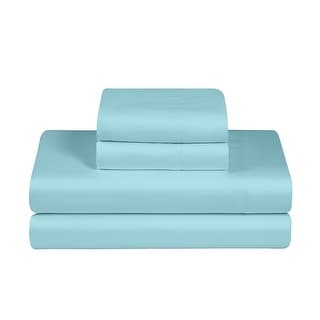 Feather and Stitch 300 Thread Count Percale Weave Cotton Sheet Set