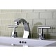 preview thumbnail 3 of 8, Manhattan 8-inch Widespread Solid Brass Bathroom Faucet