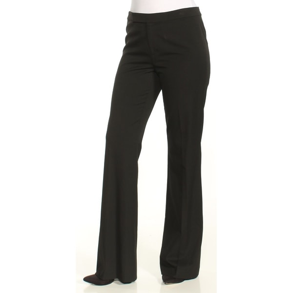 black flare work pants