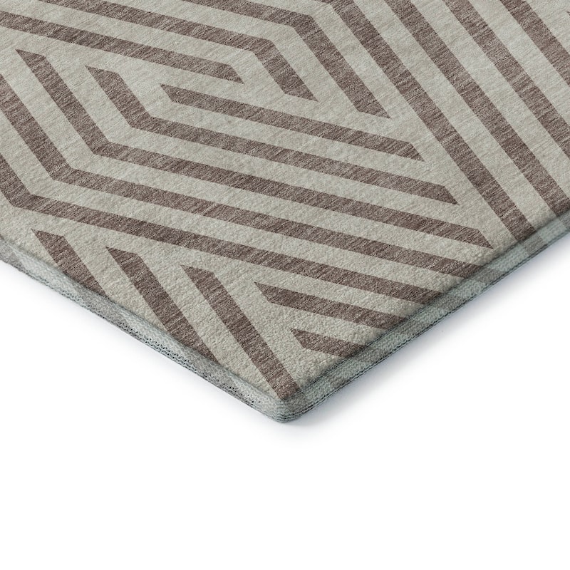 Premium Washable Super Soft Contemporary Geo Mayfield Rug