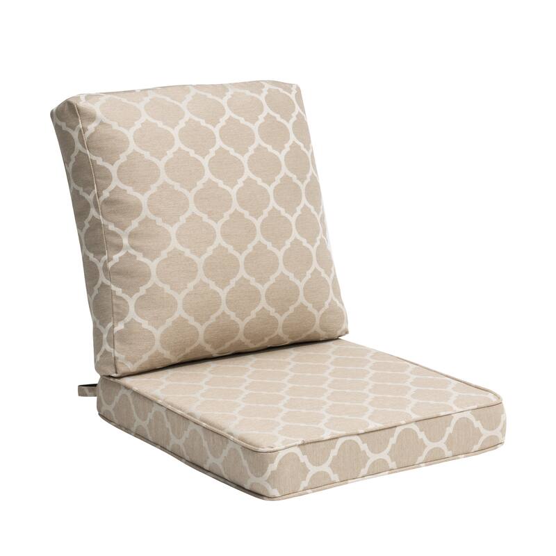21 W x 22 D in. Deep Seat Outdoor Cushion Set by Crestlive Products