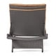 preview thumbnail 47 of 187, Salem Outdoor Wicker Adjustable Chaise Lounge with Cushion by Christopher Knight Home