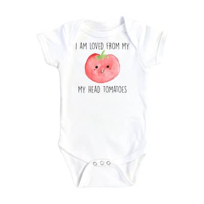 Tomato Loved - Baby Boy Girl Clothes Infant Bodysuit Funny Cute Newborn
