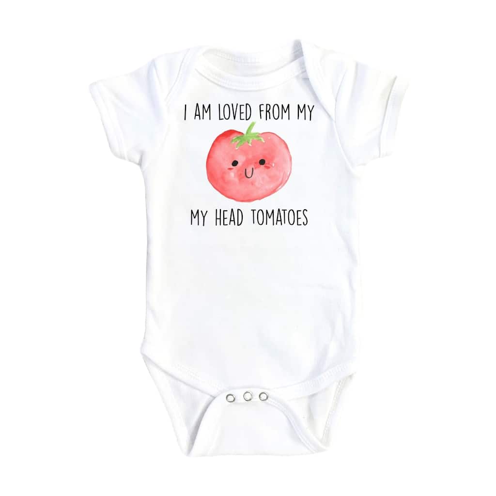 Tomato Loved - Baby Boy Girl Clothes Infant Bodysuit Funny Cute Newborn