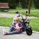 preview thumbnail 8 of 7, Triple Wheel Kids Electric Motorcycle with Interactive Lights and Spring Suspension for Outdoor Play and Gifts​