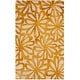 preview thumbnail 3 of 21, SAFAVIEH Handmade Dip Dye Caron Floral Watercolor Wool Rug 3' x 5' - Beige/Gold - Rectangle