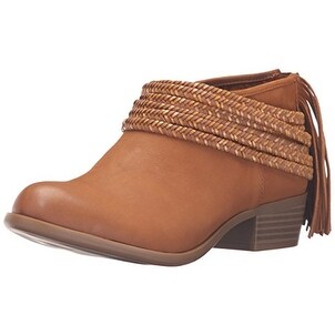 BCBGeneration Womens Craftee Leather Round Toe Ankle Fashion Boots