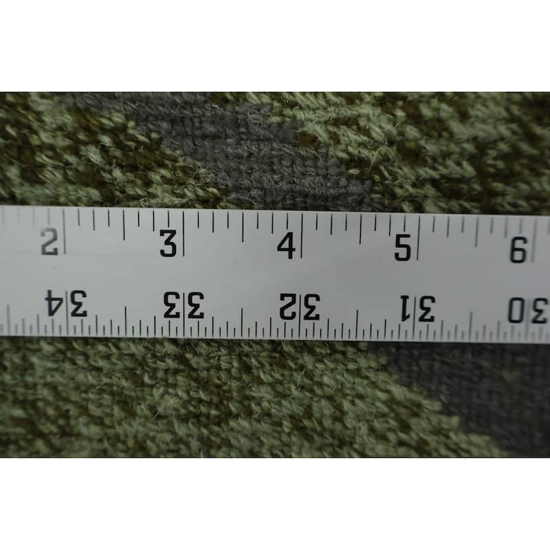 Hand Knotted Oriental 100% Wool Carpet Modern Abstract Multi-Colored Nepalese Area Rug - 5' 0'' X 3' 0''