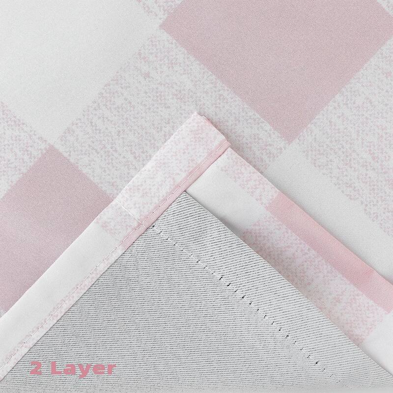 Porch & Den Alfalfa Plaid Pattern Room-darkening Window Curtains