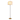 SAFAVIEH Lighting Masey Metal Floor Lamp with Fabric Shade, 64-Inch Modern Standing Lamp with Pull Chain - 18"W x 18"D x 64"H