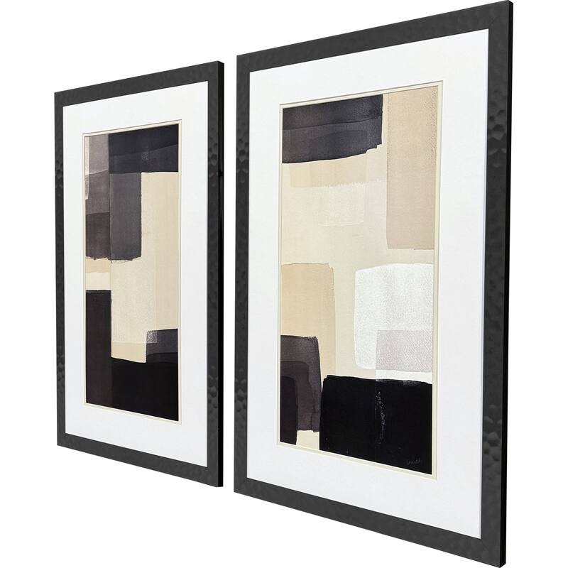 Paragon Neutral Shapes Framed Art - Set of 2