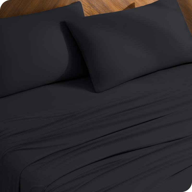 Bare Home Microfiber Stretch Knit Sheet Set