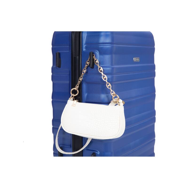 3 Piece PC Expandable Luggage Sets, Modern Lightweight Durable Suitcase with TSA Lock, Two Hooks and Spinner Wheels