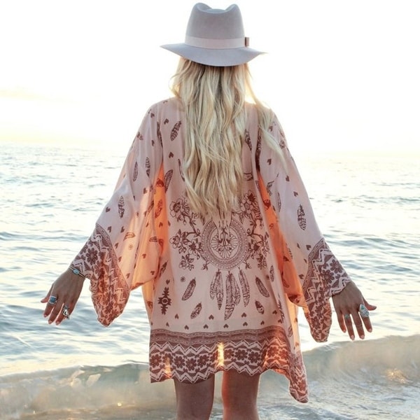 Nice Beach Cover Up Women Cardigan Light Pink Long Sleeve Nice Beach Cover Up Women Cardigan Light Pink Long Sleeve Beachwear Summer Kaftan Dresses Bathing