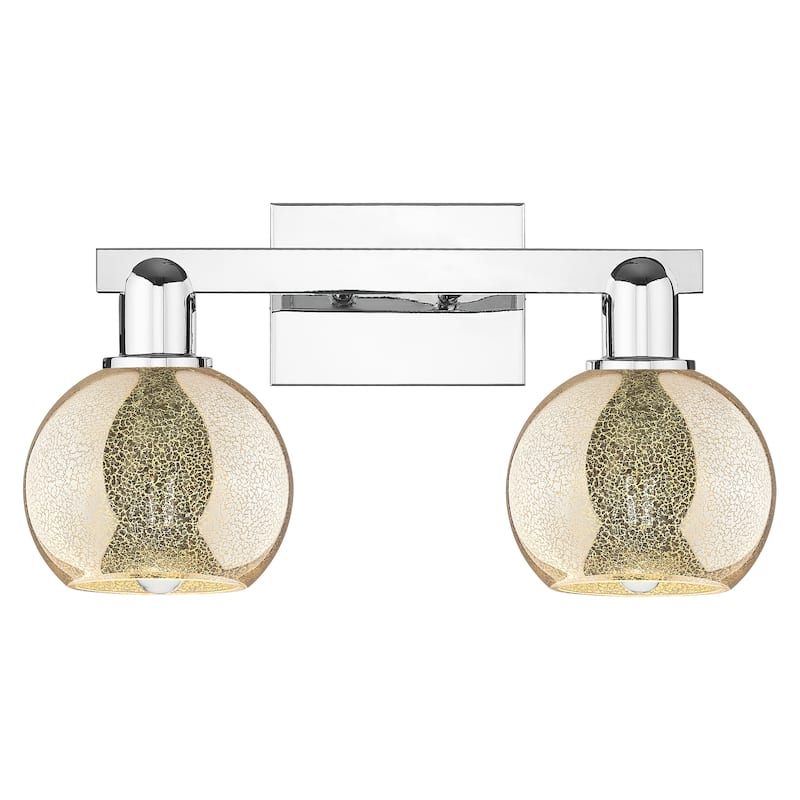 Innovations Lighting Endless Possibilities Arcadia - Athens - 2 Light 17" Bath Vanity Light - Mercury/Polished Chrome