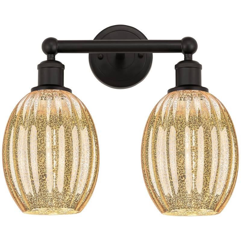 Innovations Lighting 616-2W-13-16 Preston Vanity Preston 2 Light 16" - Oil Rubbed Bronze / Mercury